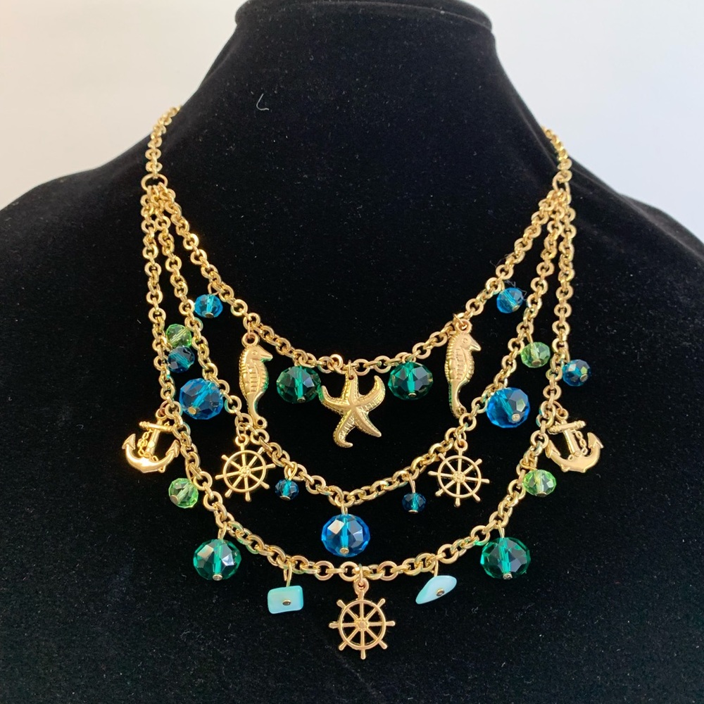 Alexa Starr Multi Layered Nautical Necklace - Picture 7 of 8